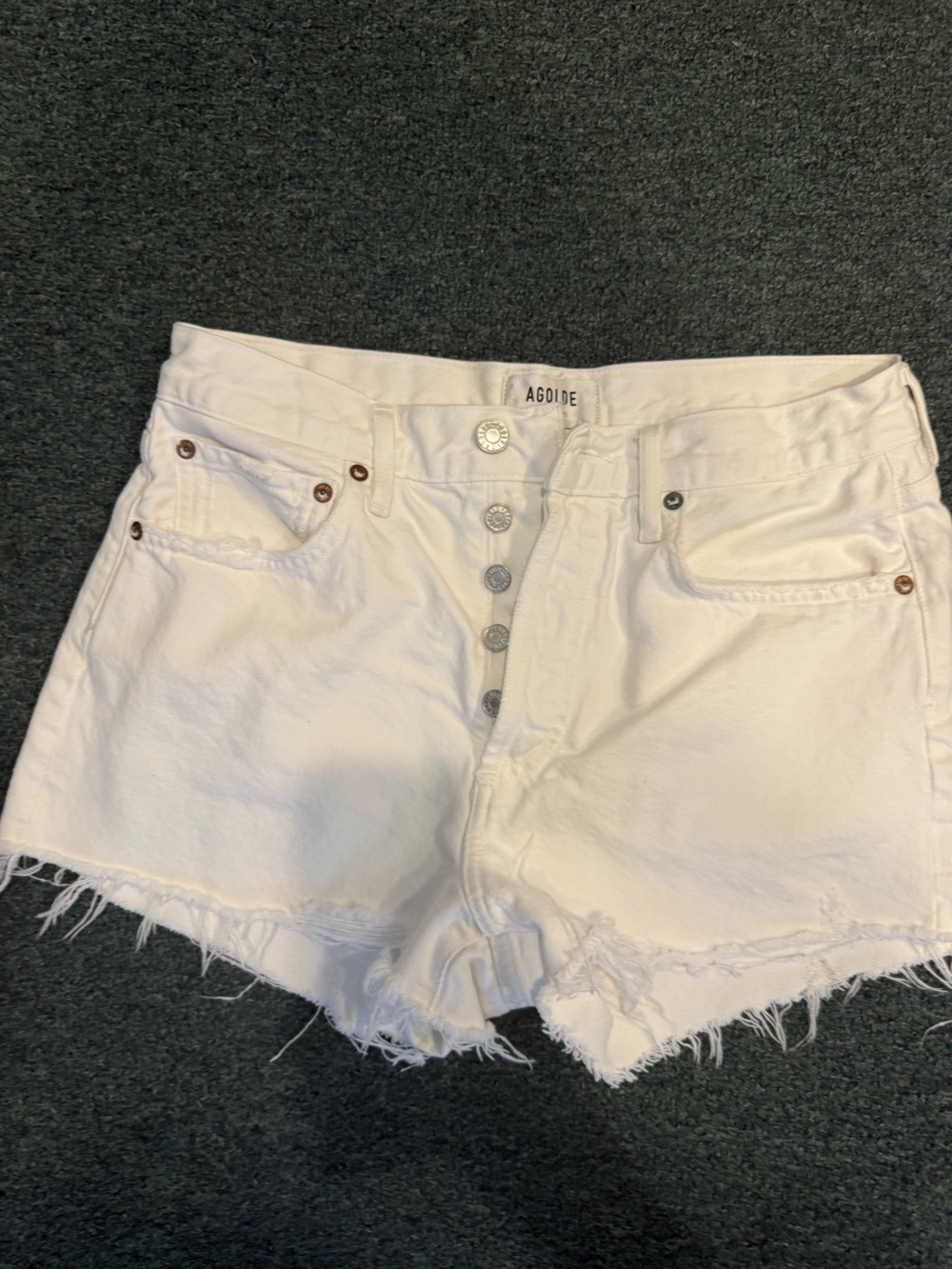 Parker White Button-Front Garment